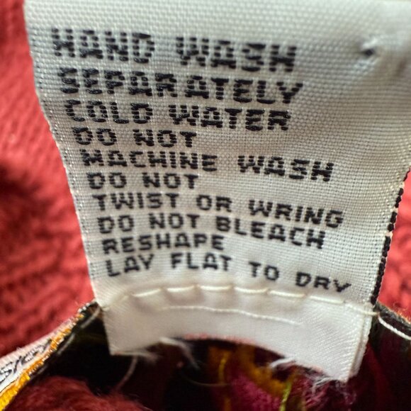 Vtg 90s Heirloom Collectibles Floral Patchwork Knit Sweater Sz Small Embroidered - Picture 11 of 11